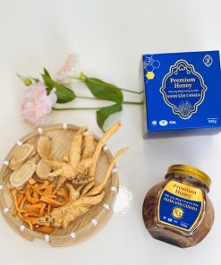 Mật ong đông trùng hạ thảo nhân sâm Canada 500gr