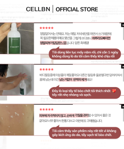 Gel tẩy tế bào chết dịu nhẹ cho Face & Body CELLBN Tẩy da chết, làm sáng và mịn da 500ml