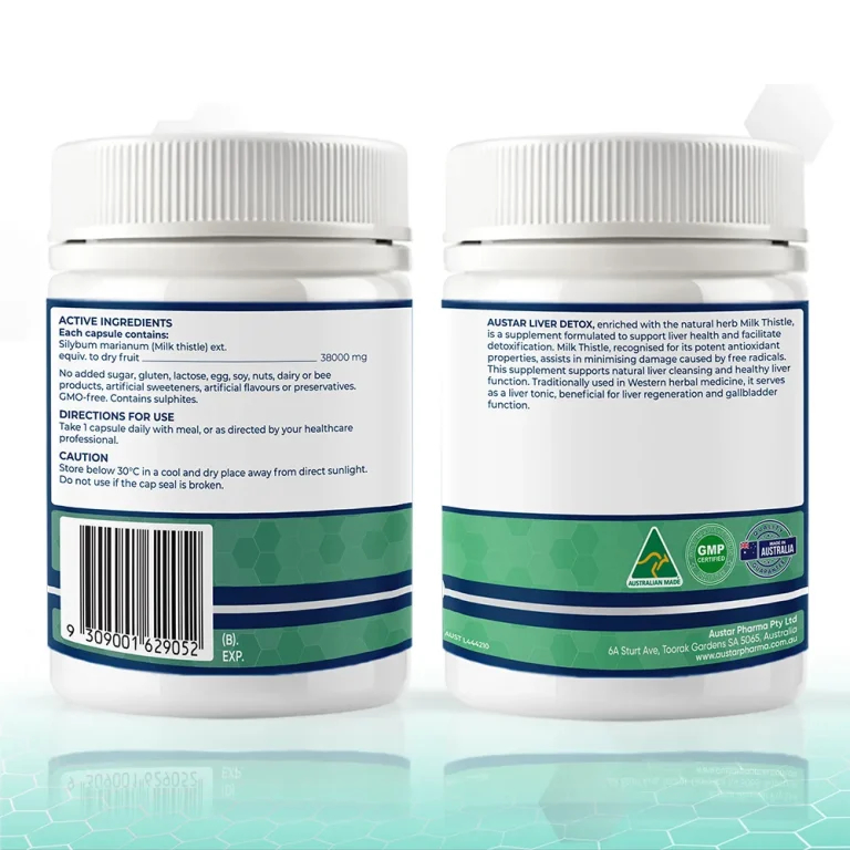 Viên Uống Austar Liver Detox – Hổ Trợ Thải Độc Và Cải Thiện Chức Năng Gan (Hộp 60 Viên)