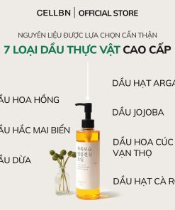 Dầu tẩy trang 2in1 CELLBN 250ml – Dầu tẩy trang & Sữa rửa mặt, Sạch Sâu, Dưỡng Ẩm Sâu, Không khô da