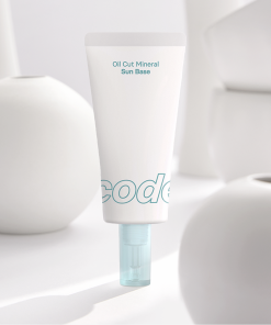 Kem lót kiềm dầu, chống nắng CODE GLOKOLOR nâng tông tự nhiên, làm đều nền da, thoáng mịn, SPF 50+/PA+++ OIL CUT MINERAL SUN BASE – 35g
