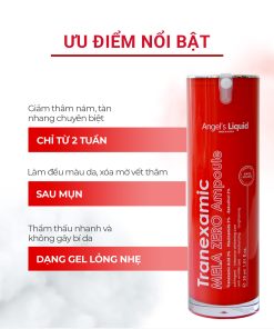 Serum ANGEL’S LIQUID TRANEXAMIC MELA ZERO AMPOULE hỗ trợ giảm thâm nám chuyên biệt (chai 30ml)