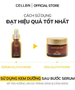 Serum Trắng Da Mờ Thâm Nám Glutathione 20.000ppm CELLBN hỗ trợ sáng da 30ml