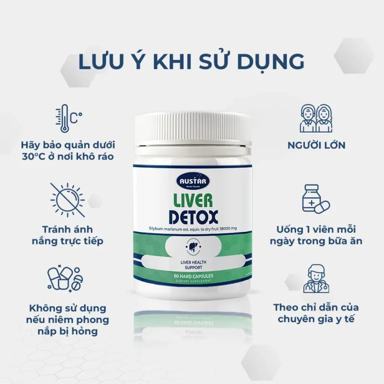 Viên Uống Austar Liver Detox – Hổ Trợ Thải Độc Và Cải Thiện Chức Năng Gan (Hộp 60 Viên)