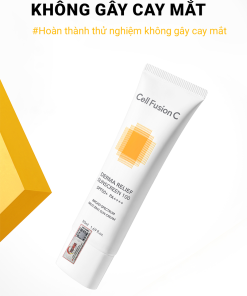 Kem chống nắng an toàn cho mọi loại da Cell Fusion C Derma Relief Sunscreen 100 SPF50+/PA++++ 35ml + 35ml