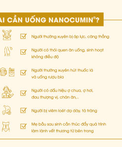 Dung dịch nghệ NatuComplex Nanocumin hỗ trợ giảm đau dạ dày (Set 4 hộp)