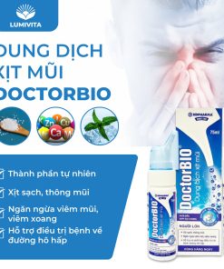 Bộ sản phẩm hỗ trợ phòng ngừa viêm mũi, họng dành cho người lớn DOCTORBIO