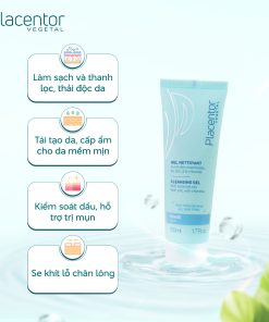 Gel rửa mặt sạch sâu từ thực vật Placentor Cleansing Gel Face (Tuýp 50ml)