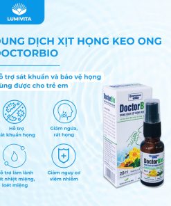 Bộ sản phẩm hỗ trợ phòng ngừa viêm mũi, họng dành cho người lớn DOCTORBIO