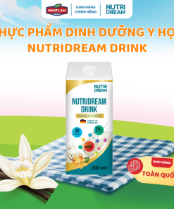 Thực phẩm dinh dưỡng Y học Nutridream – Vị Vanilla Nhập Khẩu Từ Đức