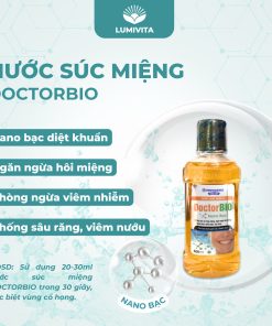 Bộ sản phẩm hỗ trợ phòng ngừa viêm mũi, họng dành cho người lớn DOCTORBIO