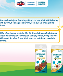 Thực phẩm dinh dưỡng Y học Nutridream – Vị Vanilla Nhập Khẩu Từ Đức