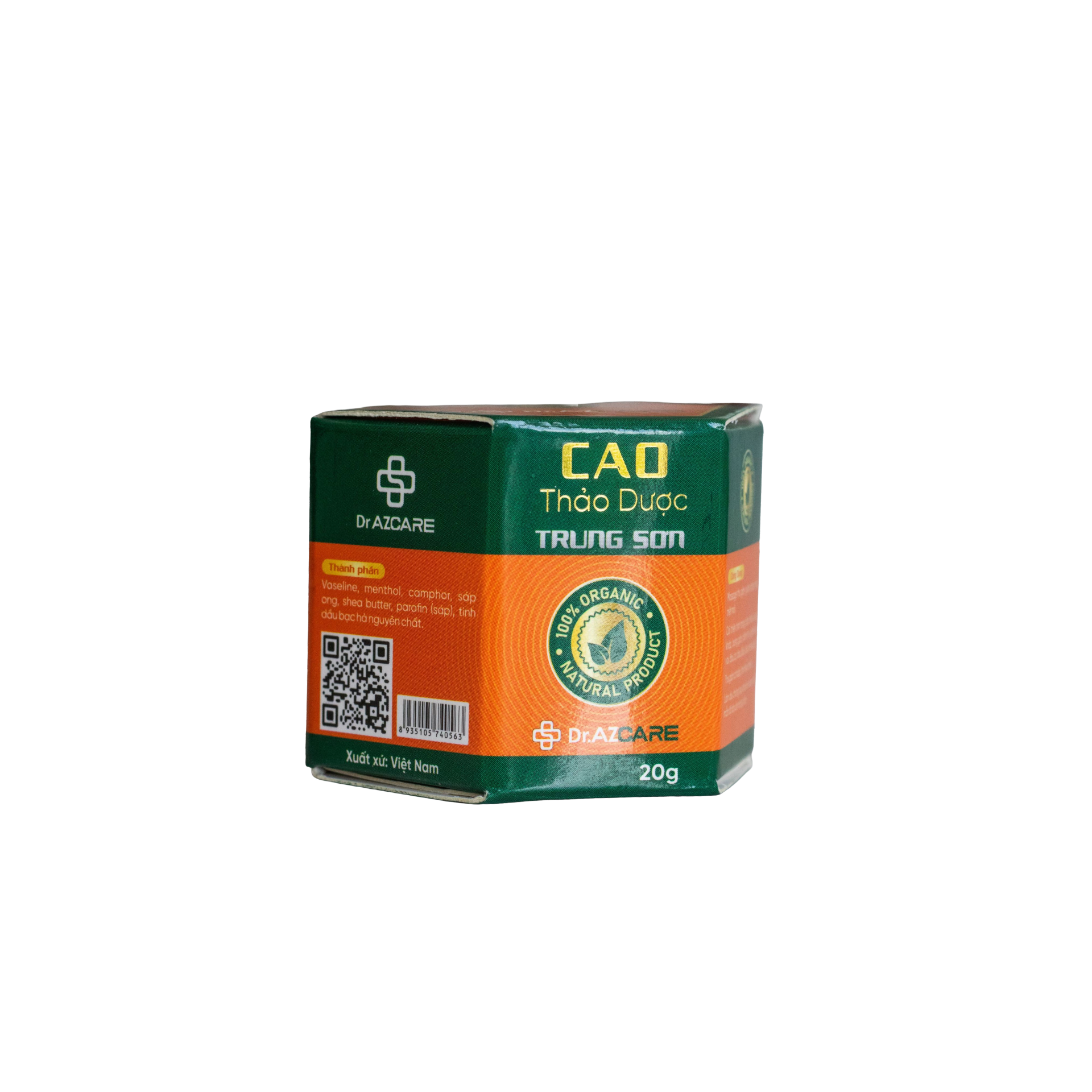 Cao thảo dược Trung Sơn H/20g (Hỗ trợ cải thiện đau nhức xương khớp, bong gân, đau cơ, mỏi vai gáy)