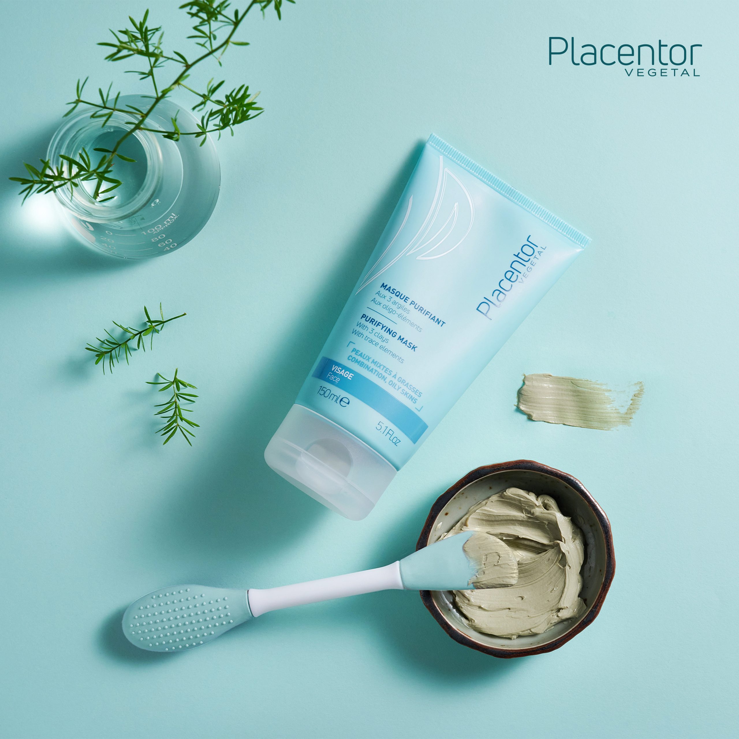 Mặt Nạ Giúp Dưỡng Ẩm Và Làm Trắng Da Placentor Vegetal Masque Purifiant Purifying Mask