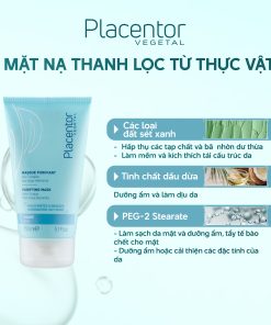 Mặt Nạ Giúp Dưỡng Ẩm Và Làm Trắng Da Placentor Vegetal Masque Purifiant Purifying Mask