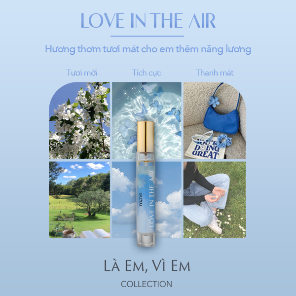 Nước hoa nữ Mine Love In The Air lưu hương 6-8h 9ml