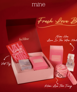 Hộp quà tặng Mine Nước hoa Love in the air 30ml & Khăn lụa