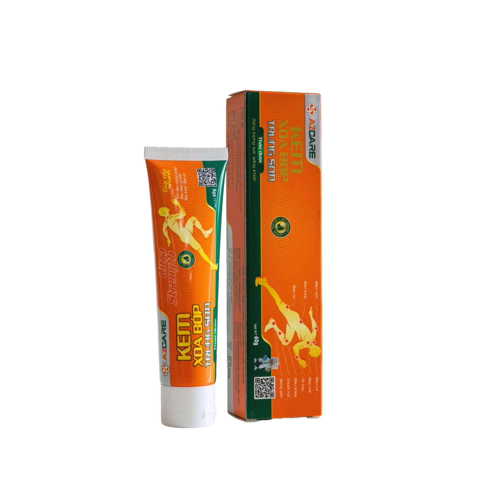 Kem xoa bóp Trung Sơn tuýp 60g (Hỗ trợ giảm đau, đau cơ, đau khớp, đau lưng)