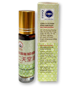Dầu Lăn Nhân Sâm Nhị Thiên Đường Chai 10ml Hỗ Trợ Làm Giảm Cảm Mạo, Nhức đầu, Đau Bụng, Say tàu xe