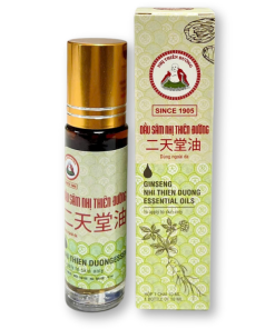 Dầu Lăn Nhân Sâm Nhị Thiên Đường Chai 10ml Hỗ Trợ Làm Giảm Cảm Mạo, Nhức đầu, Đau Bụng, Say tàu xe