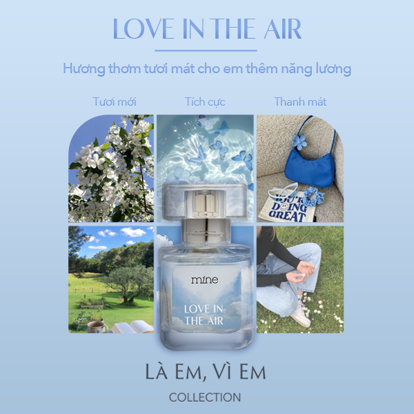 Nước hoa nữ Mine Love In The Air lưu hương 6-8h 30ml