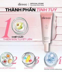 KEM CHỐNG NẮNG THUẦN CHAY SPF 50+ PA++++ ẨM MỊN, NÂNG TONE TRẮNG HỒNG DINSEE PREMIUM VEGAN TONE UP SUNSCREEN SPF50+ PA++++