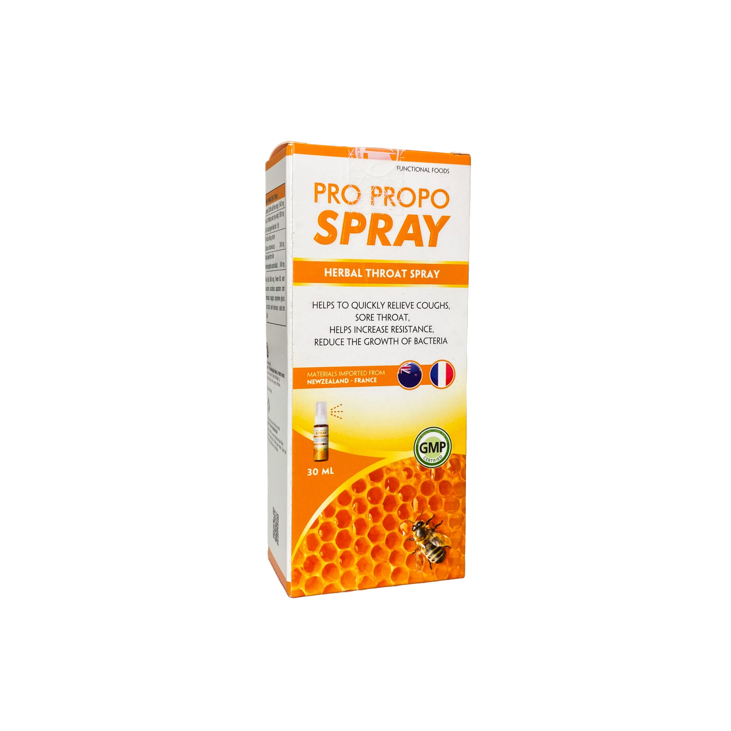TPBVSK PRO PROPO SPRAY C/30ml (Hỗ trợ giảm ho, giảm đờm, viêm phế quản)