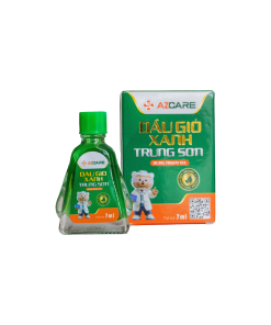 Dầu gió xanh Trung Sơn chai 7ml (Hỗ trợ giảm nhức đầu, say tàu xe, chóng mặt, ngạt mũi)