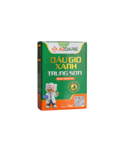 Dầu gió xanh Trung Sơn chai 7ml (Hỗ trợ giảm nhức đầu, say tàu xe, chóng mặt, ngạt mũi)