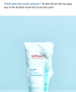 Sửa rửa mặt pH thấp – Cell Fusion C Low pH pHarrier Cleansing Foam 165ml