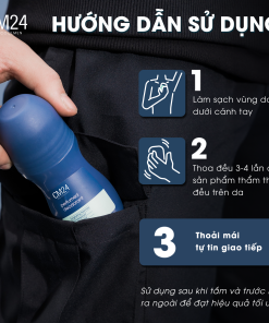 Lăn khử mùi nam hương nước hoa CM24 50ml