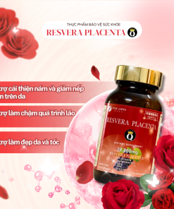 Thực phẩm bảo vệ sức khỏe Resvera Placenta Q (hộp 120 viên)