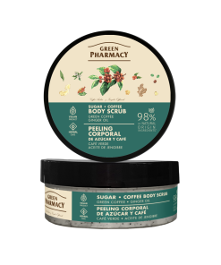 Tẩy da chết toàn thân Green Pharmacy Cafe xanh và dầu gừng 200ml