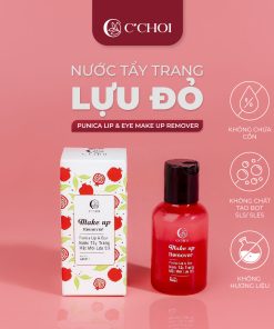 Nước tẩy trang mắt môi lựu đỏ – punica lip & eye make up remover