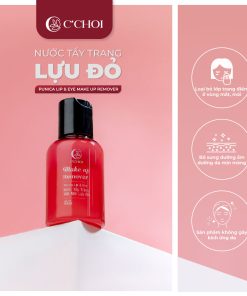 Nước tẩy trang mắt môi lựu đỏ – punica lip & eye make up remover