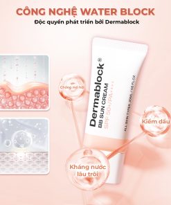 Kem chống nắng che khuyết điểm 2 in 1 Dermablock BB Sun Cream SPF50+ PA++++ 35ml