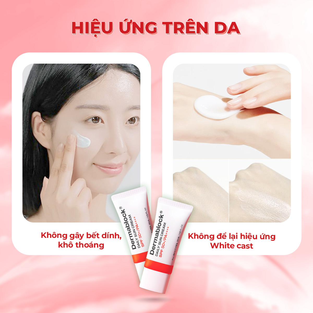 Kem chống nắng phổ rộng mỏng nhẹ vô hình Dermablock Daily Sun Cream SPF 50+ PA++++ 35ml