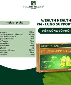 Viên Uống Tăng Cường Chức Năng Phổi PM – LUNG SUPPORT II