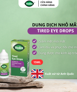 Dung dịch nhỏ mắt Vizulize giảm mệt mỏi mắt
