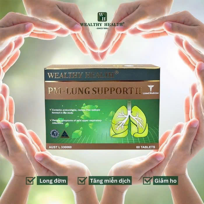 Viên Uống Tăng Cường Chức Năng Phổi PM – LUNG SUPPORT II