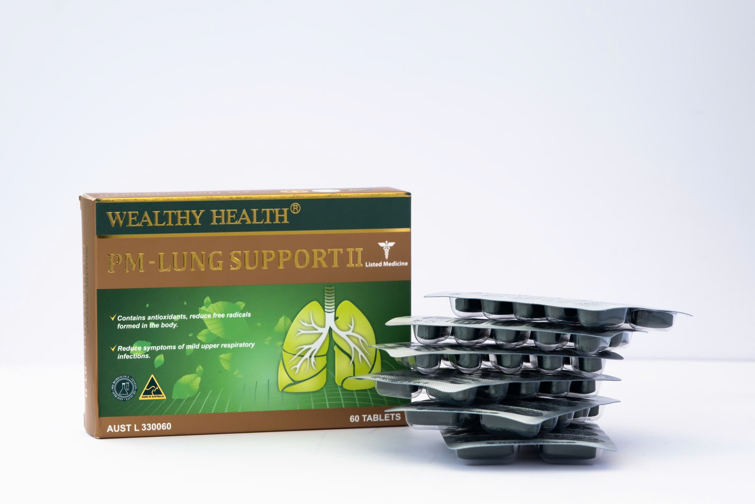 Viên Uống Tăng Cường Chức Năng Phổi PM – LUNG SUPPORT II