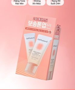 Kem Chống Nắng Nâng Tone Ráo Mịn Kiềm Dầu Cell Fusion C Brightening Tone Up Sunscreen 100 SPF50+ PA ++++ 35ml +35ml