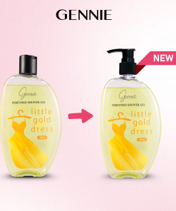 Sữa Tắm Nước Hoa Nữ Dưỡng Da GENNIE LITTLE GOLD DRESS 450ml