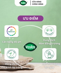 Dung dịch nhỏ mắt Vizulize giảm mệt mỏi mắt