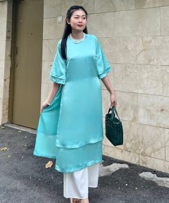 Set Áo dài Lụa 2 tà áo Như Nhiên
