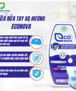 Sữa rửa tay xạ hương Econova (Chai 550g)