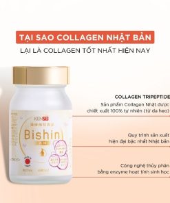 Viên uống Bishin Tripeptide Collagen Nhật Bản 60v
