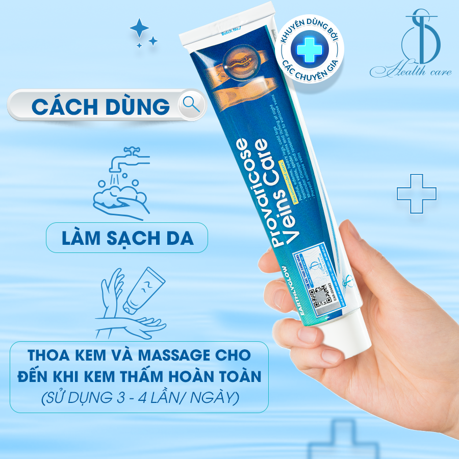 Kem hỗ trợ giảm viêm khớp, giãn tĩnh mạch Earthlyglow – Tuýp 65g