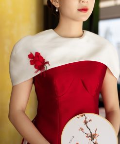 Set Áo dài Bầu Vai Nelly