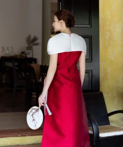 Set Áo dài Bầu Vai Nelly